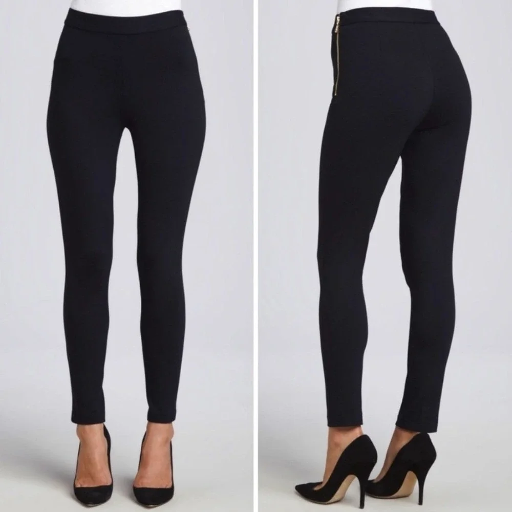Kate Spade New York EDIE Pants Black WOMEN 4‎ Zipper CIGARETTE SKINNY ANKLE